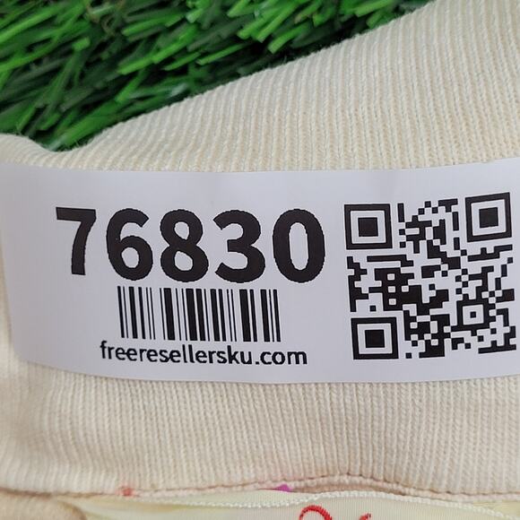 Vintage 70s MOD Velour Sweater Womens Large 24x22 Baggy - Picture 7 of 12